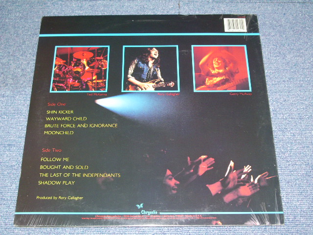 画像: RORY GALLAGHER - STAGE STRUCK  RECORDED LIVE (SEALED)/ 1980 US AMERICA ORIGINAL "BRAND NEW SEALED" LP 