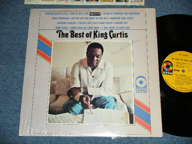 画像1: KING CURTIS -  THE BEST OF(Matrix # ST-C 681361-A A △12403 / ST-C 681362-A A △12403-x ) ( Ex+++/Ex+ ) / 1968 US AMERICA  2nd Press "YELLOW Label" "1841 BROADWAY Label" STEREO Used LP 