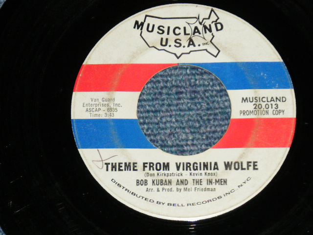 画像: BOB KUBAN and The IN-MEN - HARLEM SHUFFLE : THEME FROM VIRGINIA WOLFE ( Ex++/Ex++ )  / 1966  US AMERICA ORIGINAL  Used 7" Single 