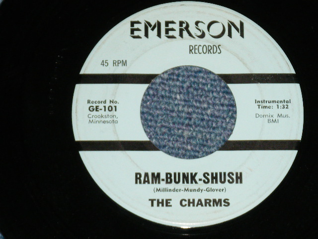 画像: The CHARMS - DIG YOURSELF : RAM-BUNK-SHUSH ( Ex+ ++/Ex+++ )  / MID 1960's   US AMERICA ORIGINAL  Used 7" Single 