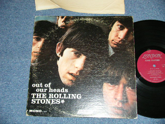 画像1: ROLLING STONES - OUT OF OUR HEADS( Matrix # ARL-6791-1D/ ARL-6792-2A)( Ex/Ex+)  /  1965 US AMERICA  ORIGINAL "MARLOON LABEL with Un-Boxed LONDON Label" MONO Used LP