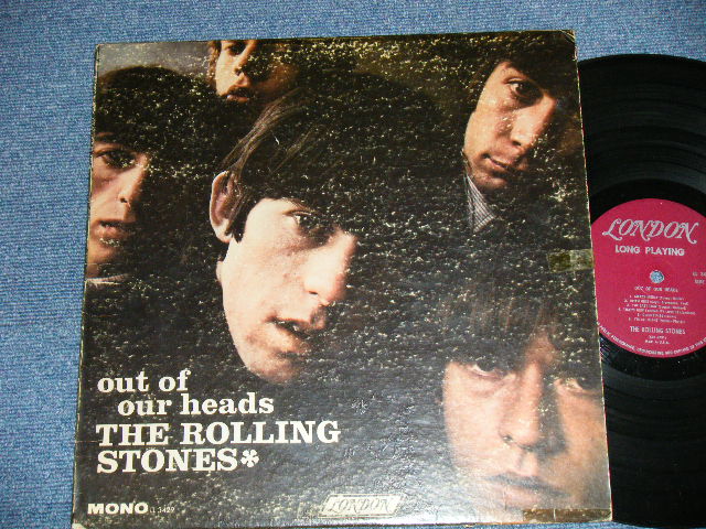 画像1: ROLLING STONES - OUT OF OUR HEADS ( Matrix # ARL-6791-1D/ ARL-6792-2A)( Ex-/VG+++ Looks:VG++)  /  1965 US AMERICA  ORIGINAL "MARLOON LABEL with Un-Boxed LONDON Label" MONO Used LP