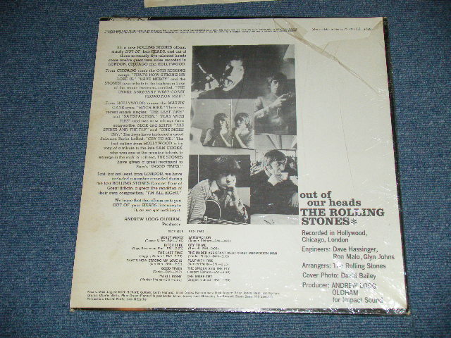 画像: ROLLING STONES - OUT OF OUR HEADS ( MATRIX #  A) XARL-6791-1A / B) XARL-6792-1A   ) (Ex+++/Ex+ Looks: VG+++ ) / 1965 UK ENGLAND EXPORT Record + US AMERICA Jacket  "MAROON with Boxed LONDON  ffrr on TOP LABEL" MONO Used LP 