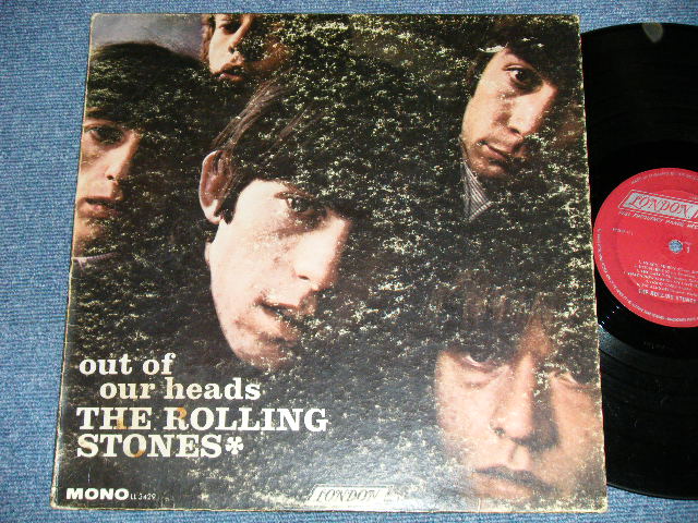 画像1: ROLLING STONES - OUT OF OUR HEADS ( MATRIX #  A) XARL-6791-2A / B) XARL-6792-3A   ) ( VG/VG A-1,3:Poor JUMP ) / 1965 UK ENGLAND EXPORT Record + US AMERICA Jacket  "MAROON with Boxed LONDON  ffrr on TOP LABEL" MONO Used LP VG-/Ex-