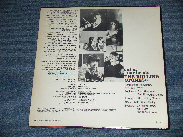 画像: ROLLING STONES - OUT OF OUR HEADS ( Matrix # ZAL-6791-3 △8221/ZAL-6792-6 △8221-x )( Ex++/Ex+++ EDSP)  /  1965 (Maybe 1970 Version)  US AMERICA    "CREDIT at TOP Front cvr" "BLUE LABEL with Boxed LONDON Label" STEREO  Used LP