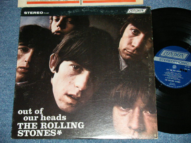 画像1: ROLLING STONES - OUT OF OUR HEADS ( Matrix # ZAL-6791-1/ZAL-6792-1 )( Ex++/Ex++ Looks:Ex+++)  /  1965 US AMERICA  ORIGINAL "NON-CREDIT at TOP at TOP Front cvr" "BLUE LABEL with Boxed LONDON Label" STERE Used LP