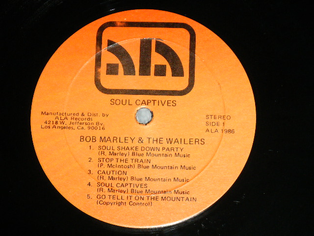 画像: BOB MARLEY & The WAILERS -  SOUL CAPTIVES  ( MINT-/MINT-) /   US AMERICA ORIGINAL Used LP 