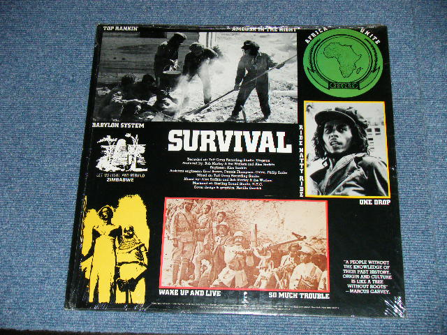 画像: BOB MARLEY & The WAILERS -  SURVIVAL ( MINT-/MINT-) / 1979 US AMERICA ORIGINAL Used LP 