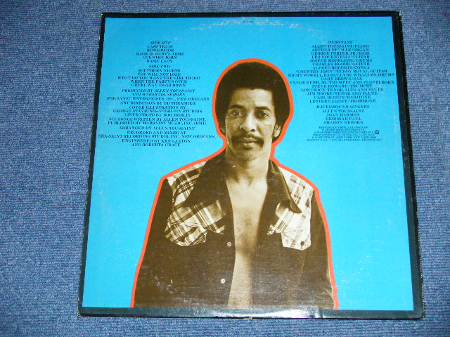 画像: ALLEN TOUSSAINT - SOUTHERN NIGHTS ( Matrix # MS-2186 31741-1 1A TML-M / MS-2186 31742-1   TML-M 1B ) (( Ex+/EX+++ Looks:Ex+ )  / 1978 US AMERICA ORIGINAL "PROMO" Used  LP