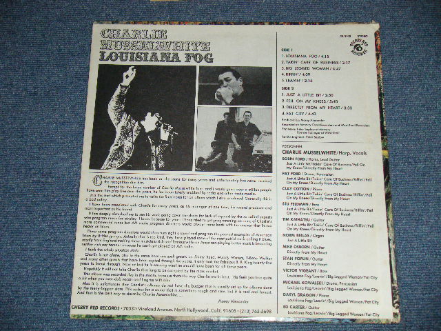 画像: CHARLIE MUSSELWHITE  -  LOUISIANA FOG ( Ex++/Ex+++ ) / 1970'S?  US AMERICA ORIGINAL Used LP 