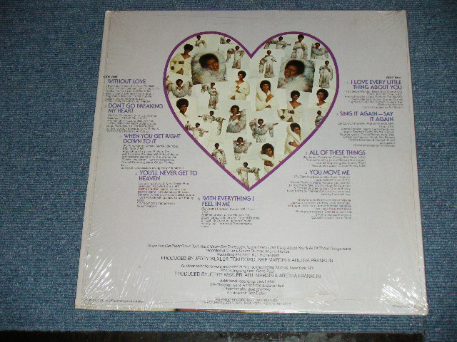 画像: ARETHA FRANKLIN - WITH EVERYTHING I FEEL IN ME ( Ex+++/Ex+++)  / 1974 US AMERICA ORIGINAL "Large 75 ROCKFELLER Label" Used LP 