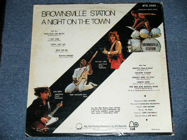 画像: BROWNSVILLE STATION - A NIGHT ON THE TOWN  ( VG+++/MINT- ) / 1972 US AMERICA ORIGINAL Used   LP 