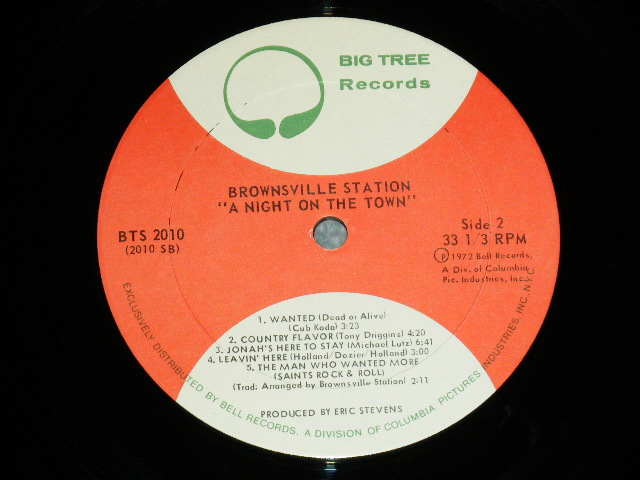 画像: BROWNSVILLE STATION - A NIGHT ON THE TOWN  ( VG+++/MINT- ) / 1972 US AMERICA ORIGINAL Used   LP 