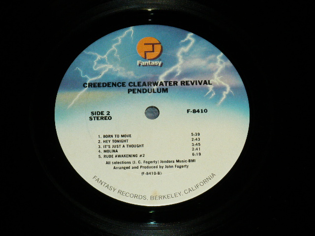 画像: CCR CREEDENCE CLEARWATER REVIVAL -  PENDULUM  ( Matrix #  F-8410-A/ F-8410-B )  (Ex++/Ex++ Looks:Ex+++) / Late 1970's  US AMERICA "LIGHT BLUE Label"  Used LP 