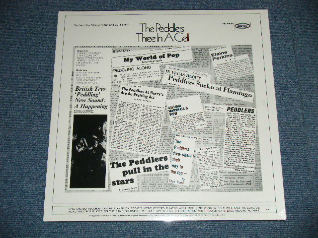 画像: The PEDDLERS - THREE IN A CELL  ( SEALED  ) / US AMERICA REISSUE "BRAND NE SEALED"  LP  