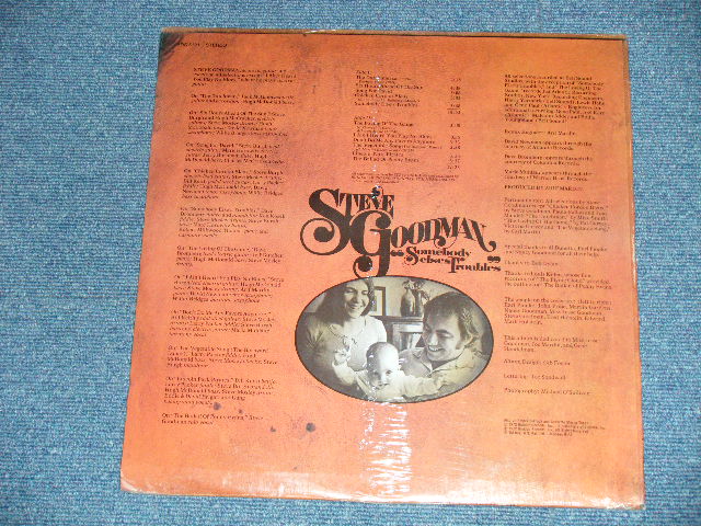 画像: STEVE GOODMAN - SOMEBODY ELSE TROUBLES  ( SEALED ) / 1972 US AMERICA ORIGINAL "BRAND NEW SEALED"  LP 