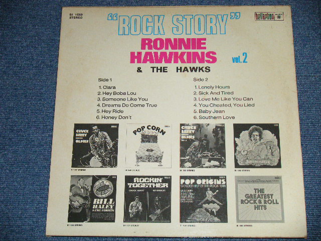 画像: RONNIE HAWKINS and The HAWKS - ROCK STORY VOL.2   ( Ex++/Ex+++ ) / 1970 UK ENGLAND Used LP 