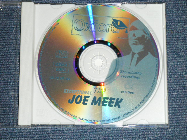 画像: V.A. OMNIBUS - THE EXCEPTIONAL JOE MEEK : THE MISSING RECORDINGS & RARITIES ( MINT-/MINT) / 1994 GERMAN ORIGINAL Used CD 