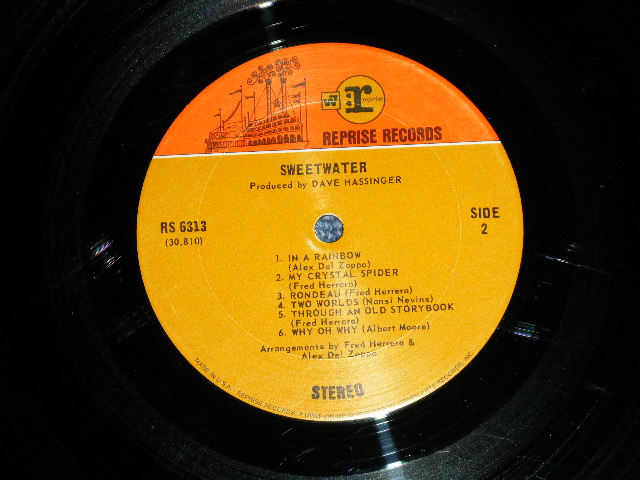 画像: SWEETWATER - SWEETWATER ( Ex++/Ex+ Looks:Ex- : EDSP) /  1970 AMERICA US ORIGINAL １ｓｔＰｒｅｓｓ　"ORANGE & BROWN Label"  Used  LP