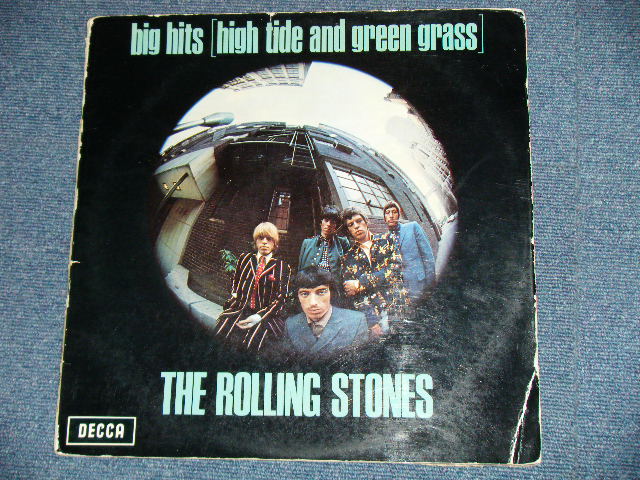 画像: The ROLLING STONES - BIG HITS ( HIGH TIDE AND GREEN GRASS ) (Matrix # 1A/4A ) ( VG++/VG+++ Looks:VG+) / 1966 UK ENGLAND ORIGINAL "BLUE With UNBOXED DECCA Label"  Used LP 