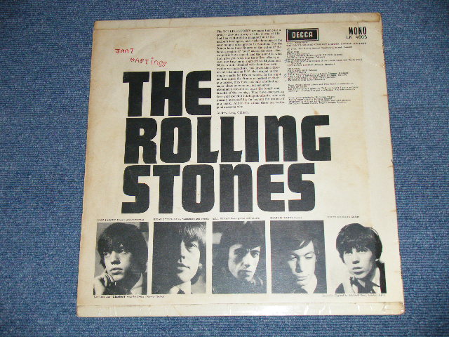 画像: ROLLING STONES - THE ROLLING STONES (  Matrix Number  2A/5A   ) ( Ex+/Ex++ ; WOBC )   / 1964 UK ENGLAND ORIGINAL "MAROON with Unboxed DECCA Label" Mono Used LP 