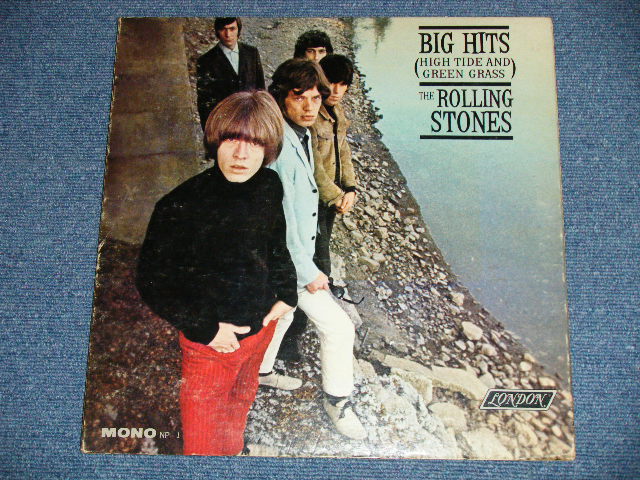 画像: The ROLLING STONES - BIG HITS ( HIGH TIDE AND GREEN GRASS ) ( MATRIX #  A) ARL-7167-1B  NP-1-A   B) ARL-7168-1F   ) ( Ex++/ Ex  Looks:Ex++ EDSP  ) / 1966 US AMERICA ORIGINAL "MONO NP-1 Credit at Front Bottom" "MAROON with Boxed LONDON Label"   MONO Used LP   