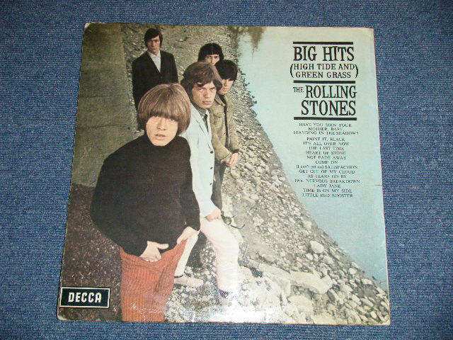 画像: The ROLLING STONES - BIG HITS ( HIGH TIDE AND GREEN GRASS ) (Matrix # 1A/3A ) ( Ex/Ex+ Looks:Ex-) / 1966 UK ENGLAND ORIGINAL "BLUE With UNBOXED DECCA Label"  Used LP 