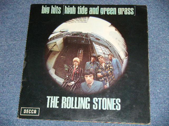 画像: The ROLLING STONES - BIG HITS ( HIGH TIDE AND GREEN GRASS ) (Matrix # 1A/3A ) ( Eｘ++/Ex++ : EDSP,BEND ON BOOKLET ) / 1966 UK ENGLAND ORIGINAL "BLUE With UNBOXED DECCA Label"  Used LP 