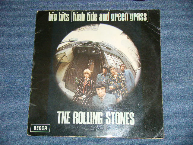 画像: The ROLLING STONES - BIG HITS ( HIGH TIDE AND GREEN GRASS ) (Matrix # 1A/3A ) ( Ex/Ex+ Looks:Ex-) / 1966 UK ENGLAND ORIGINAL "BLUE With UNBOXED DECCA Label"  Used LP 