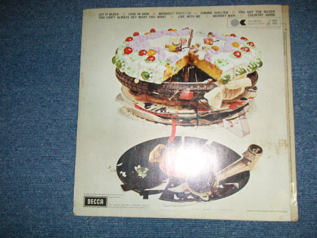 画像:  THE ROLLING STONES - LET IT BLEED ( Un-Boxed DECCA  : Matrix Number : 1W/2W : Ex++/Ex++  ) / 19769 UK Original 1st Press "Un-Boxed DECCA Label" STEREO Used LP 