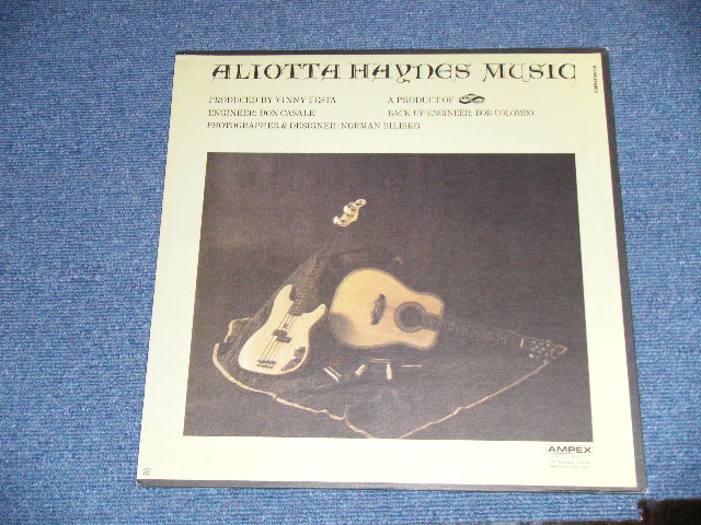 画像: ALIOTTA HAYNES ( PSYCHE CHICAGO ROCK ) - ALIOTTA HAYNES MUSIC  (Ex+++/Ex+++) / 1970  US AMERICA ORIGINAL Used LP