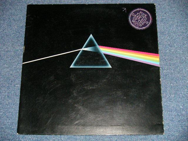 画像: PINK FLOYD - THE DARK SIDE OF THE MOON ( MATRIX NUMBER :   A) SMAS-1-11163-G-85  B)  SMAS-2-11163-G 67  Gene)（ Ex+/Ex++ Looks:Ex++) / 1980's US AMERICA REISSUE "BLACK with RAINBOW RING Label" Used LP 80's