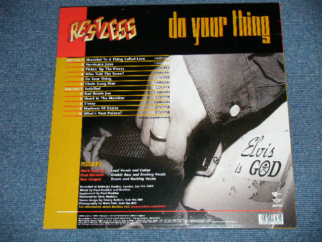 画像: RESTLESS - DO YOUR THING .( NEW )  / 2002 UK ENGLAND ORIGINAL  "BRAND NEW"  LP 