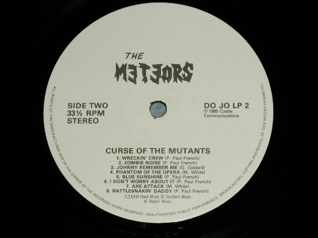 画像: The METEORS  - THE CURSE OF THE MUTANTS ( Ex++/Ex+++ A-5:Ex  )  / 1984 UK ENGLAND  ORIGINAL Used  LP 