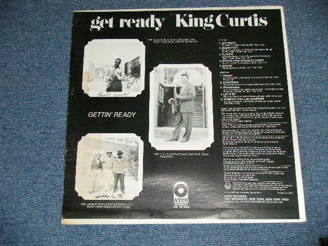 画像: KING CURTIS -  GET READY ( Matrix #  A) ST-C-70149 A  LW  B) ST-C-70150 A LW  )  ( Ex/Ex++ : WTRDMG )  / 1970 US AMERICA ORIGINAL 1st Press "YELLOW" Label   1st Press  "1841 BROADWAY CREDIT AT BOTTOM"  Label USED LP 