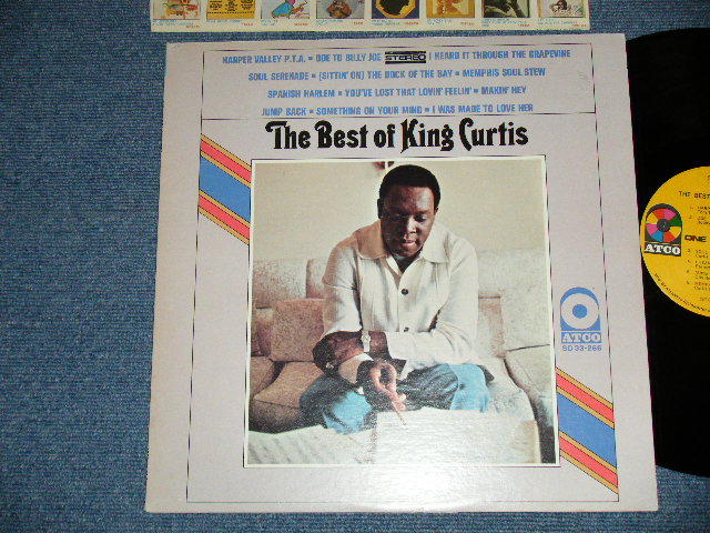 画像1: KING CURTIS -  THE BEST OF  ( Matrix #  A) ST-C-681361-AA △12403   B) ST-C-681362-AA △12403-x   )  ( Ex++/Ex+++ : EDSP  )  / 1968 US AMERICA ORIGINAL 2nd Press "YELLOW" Label  &  "1841 BROADWAY CREDIT AT BOTTOM"  Label USED LP 