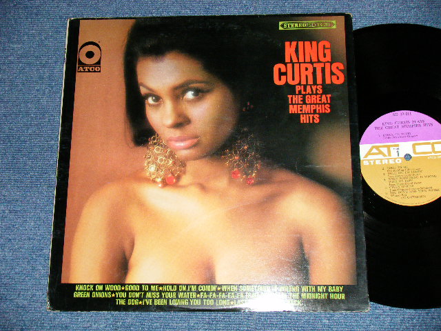 画像1: KING CURTIS -  PLAYS THE GREAT MEMPHIS HITS  ( Matrix #  A) ST-C-67989-AA △10370  LW    B) ST-C-67990-AA △10370-x   LW   )  ( Ex++/Ex+++ : EDSP ,SWOBC )  / 1967 US AMERICA ORIGINAL 1st Press "PLUM & BROWN"  2nd Press  "1841 BROADWAY CREDIT AT BOTTOM"  Label   Label USED LP 