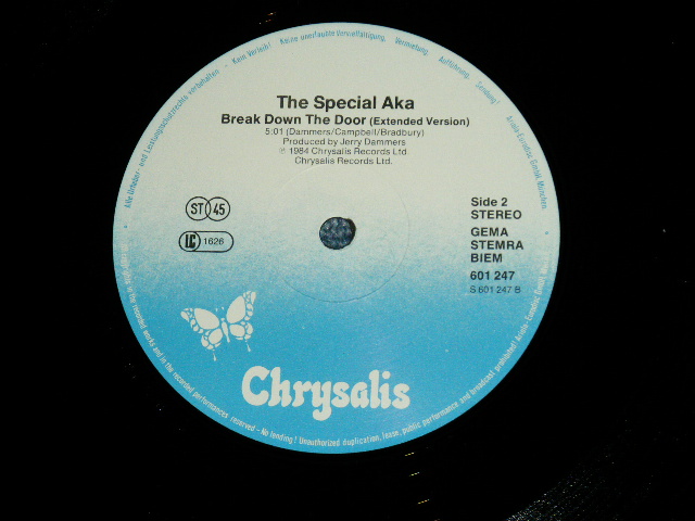 画像: The SPECIAL AKA - NELSON MANDELA ( Ex++/Ex+++ )   / 1984 WEST-GERMANY ORIGINAL  Used 12" EP 