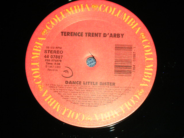 画像: TERENCE TRENT D'ARBY - DANCE LITTLE SISTER  ( Ex+++/MINT-)  / 1987 US AMERICA ORIGINAL "PROMO ONLY" Used 12" 