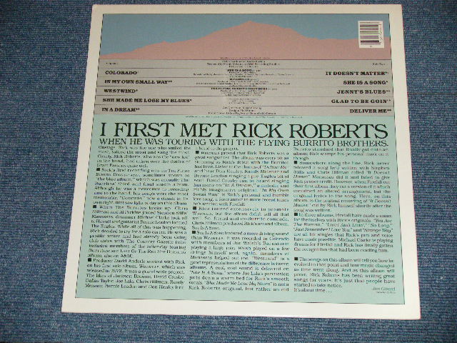 画像: RICK ROBERTS- THE BEST OF  ( MINT-/MINT- )  / 1979 US ORIGINAL Used LP