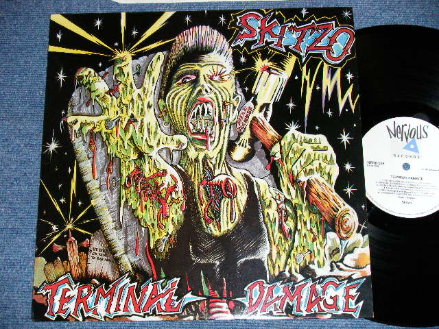 画像1: SKITZO - TERMINAL DAMAGE ( MINT-/Ex+++ )   /  1988 UK ENGLAND  ORIGINAL Used LP 