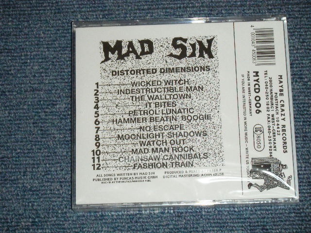 画像: MAD SIN - DISTORTED DIMENSIONS   ( SEALED )   / 2004 GERMANY ORIGINAL "Brand New SEALED" CD 