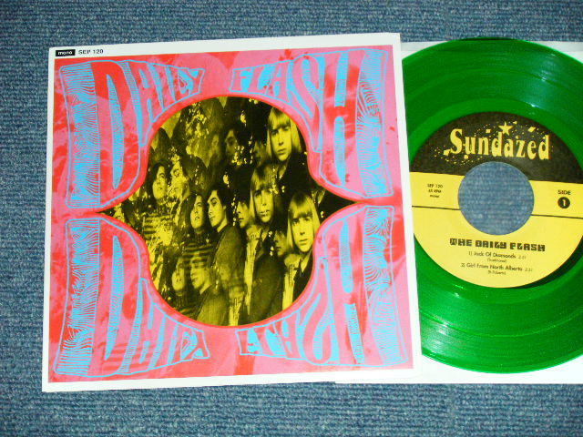 画像1: The DAILY FLASH - JACK OF DIAMONDS  ( NEW ) /  1996 US AMERICA Limited "GREEN WAX Vinyl" "Brand New" 7"45 EP   with PICTURE SLEEVE 