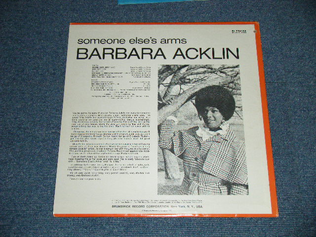 画像: BARBARA ACKLIN - SOMEONE ELE'S ARMS  ( Ex++/Ex+++ Looks:MINT-  WOFC,WOBC,EDSP)  /  1970 US AMERICA ORIGINAL Used LP 