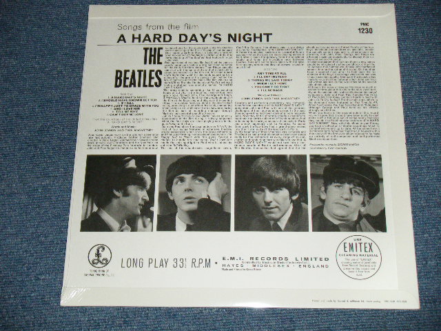 画像: THE BEATLES -  A HARD DAY'S NIGHT (REMASTERED 180 Gram Heavy Weight )  / 2014 UK  REISSUE "MONO"  "Brand New SEALED" LP   