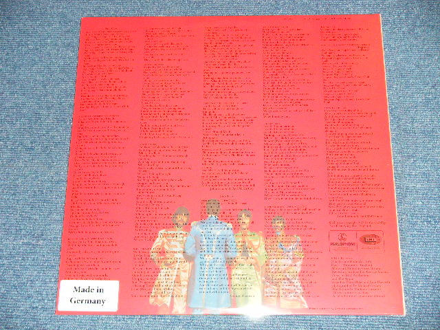 画像: THE BEATLES -  SGT. PEPPER'S LONELY HEARTS CLUB BAND (REMASTERED 180 Gram Heavy Weight )  / 2014 GERMANY  REISSUE "MONO"  "Brand New SEALED" LP   