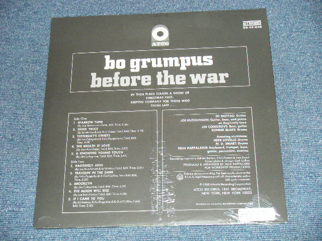 画像: BO GRUMPUS - BEFORE THE WAR ( SEALED ) /  US AMERICA REISSUE "180 gram Heavy Weight"  " BRAND NE SEALED"