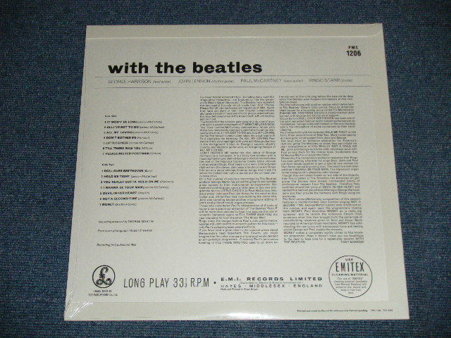 画像: THE BEATLES -  WITH THE BEATLES  (REMASTERED 180 Gram Heavy Weight )  / 2014 UK  REISSUE "MONO"  "Brand New SEALED" LP   