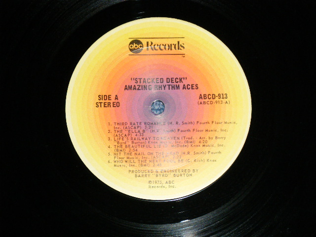 画像: AMAZING RHYTHM ACES - STACKED DECK ( MINT-/MINT- : Cut out )   / 1975 US AMERICA ORIGINAL Used LP