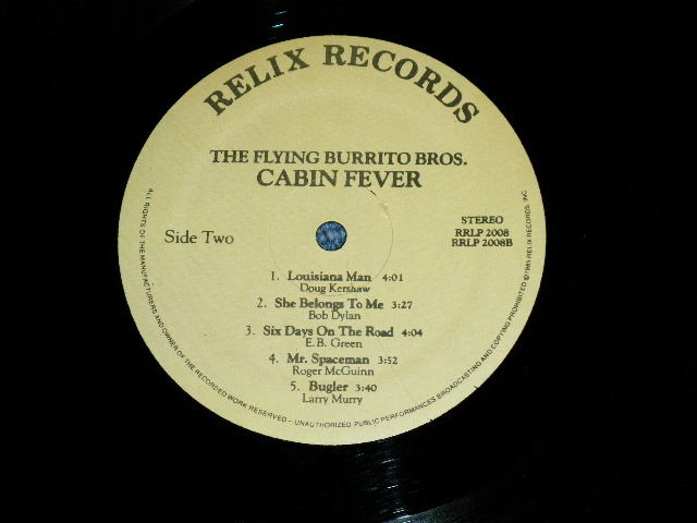 画像: The FLYING BURRITO BROS  - CABIN FEVER ( MINT-/MINT- )   / 1985 US AMERICA  ORIGINAL Used  LP 